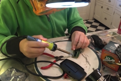 here is a suggestion why not have multi color LED's so it would make each bar color coded, like, the bottom would be blue and the top would be red and the colors would get moar intense as the volume gets louder LEDS!!!!