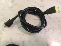 Mini-HDMI to HDMI cable